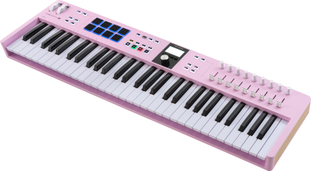 Image nº3 du produit KeyLab Essential 3-61-ROS ARTURIA - Clavier MIDI 61 touches Rose Quartz, contrôleurs DAW
