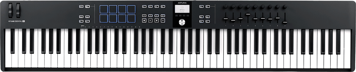 Image secondaire du produit ESSENTIAL3-88-BK ARTURIA - Clavier MIDI 88 touches noir, USB, compatible Windows/Mac/iOS/A