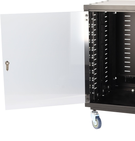 Image principale du produit GD-12U ALGAM AUDIO Porte vitrée 12U pour IR-12G avec serrure