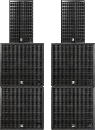 Image principale du produit L5MKIIPACK-BIGVEN HK AUDIO - Kit amplifié 350-500 pers. avec housses