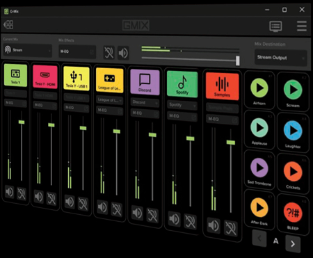 Image nº7 du produit MAINSTREAM MACKIE - Interface de streaming avec touches de commande