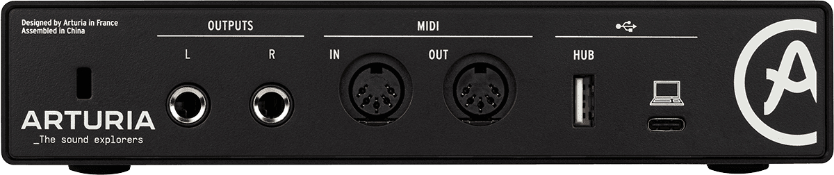 Image nº4 du produit MINIFUSE2-BK ARTURIA Interface audio 2 entrées/sorties noire robuste