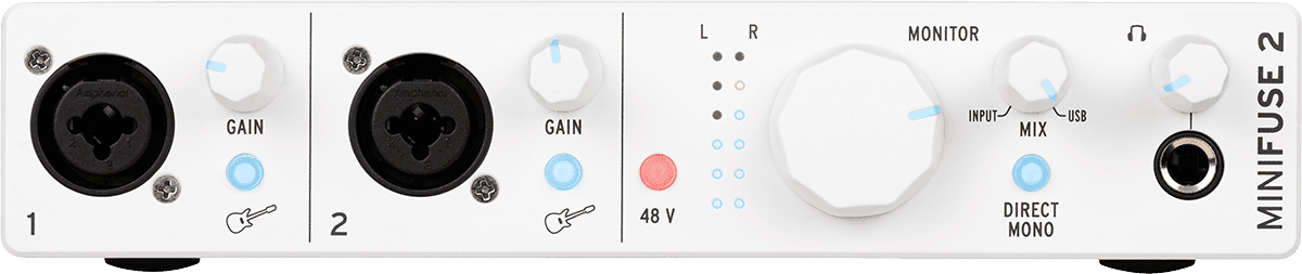 Image nº3 du produit MINIFUSE2-WH ARTURIA Interface audio 2 entrées/sorties blanche robuste compacte