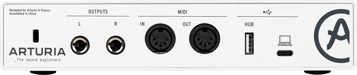 Image nº4 du produit MINIFUSE2-WH ARTURIA Interface audio 2 entrées/sorties blanche robuste compacte