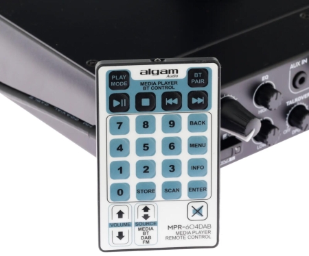 Image nº7 du produit MPR-604-DAB ALGAM AUDIO - Préampli mixeur 6 entrées USB DAB rackable