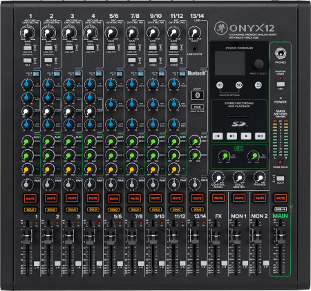Image nº4 du produit ONYX12 MACKIE - Table de mixage USB 12 canaux + effets