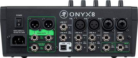 Image nº3 du produit ONYX8 MACKIE - Table de mixage 8 canaux USB + effets