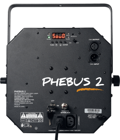 Image nº4 du produit PHEBUS2 ALGAM LIGHTING - Projecteur LED/Laser 3-en-1 Derby Strobe Wash