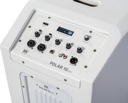 Image nº6 du produit POLAR10-MK2-W HK AUDIO - Système colonne amplifié Bluetooth TWS avec mixeur et housses Bla