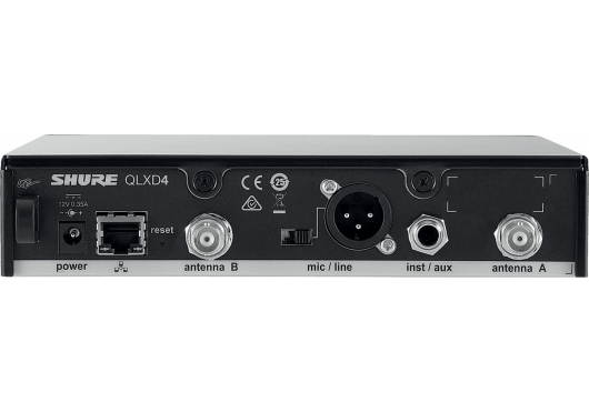 Image secondaire du produit QLXD4G51 SHURE - Récepteur - Récepteur - Bande G51 - 470 à 534 MHz