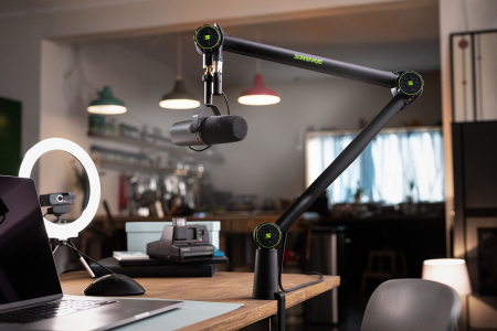 Image nº6 du produit SHBROADCAST1 SHURE BY GATOR - Support Broadcast de micro articulée à pince