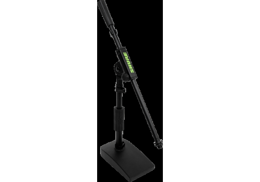 Image principale du produit SHDESKTOP2 SHURE BY GATOR - Base lestée 11 x 20 cm, réglable en hauteur 33-40cm