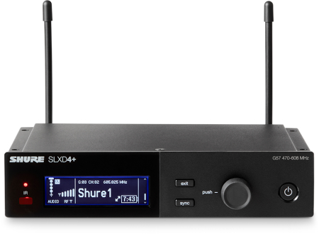 Image nº3 du produit SLXD14+E-85M-G65 SHURE - Système complet sans fil avec micro cravate WL185M
