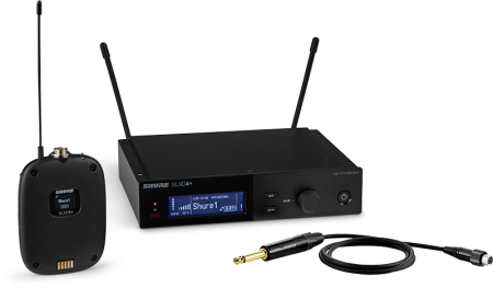 Image principale du produit SLXD14+E-G65 SHURE Système complet ceinture instrument 470-606 MHz