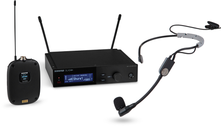 Image principale du produit SLXD14+E-SM35-G65 SHURE - Système complet serre-tête SM35 470-606 MHz