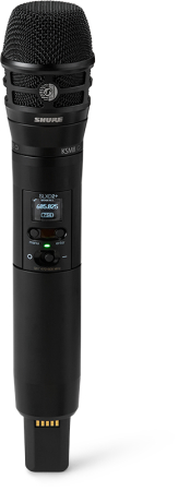 Image principale du produit SLXD2+-K8B-G65 SHURE Emetteur main 470-606 MHz robuste avec ShowLink