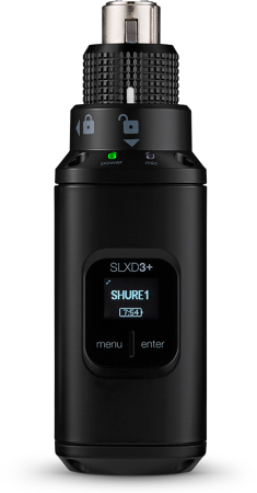 Image nº3 du produit SLXD3+-G65 SHURE - Émetteur Plug-on 470-606 MHz avec gestion ShowLink