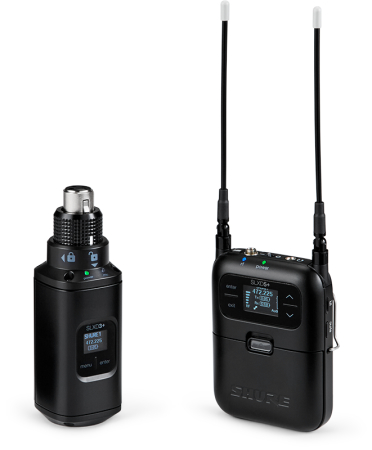 Image principale du produit SLXD35+-G65 SHURE - Système transmission 470-606 MHz sans fil portable