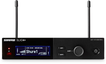 Image nº4 du produit SLXD4+E-G65 SHURE - Récepteur SLX-D Large Bande 470-606 MHz