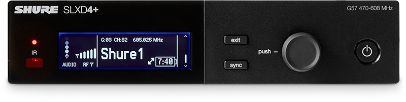 Image nº6 du produit SLXD4+E-G65 SHURE - Récepteur SLX-D Large Bande 470-606 MHz
