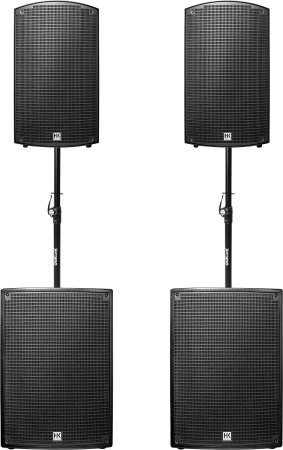 Image principale du produit SONARPACK-1215 HK AUDIO Kit amplifié 200 pers. 2x12