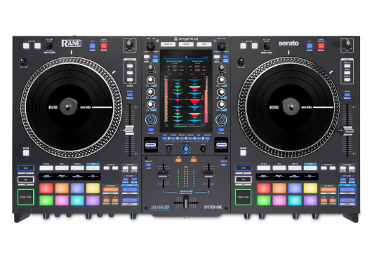 Image principale du produit SYSTEM ONE RANE DJ - Système DJ autonome motorisé tout-en-un 2 voies, Stems et FX intégrés
