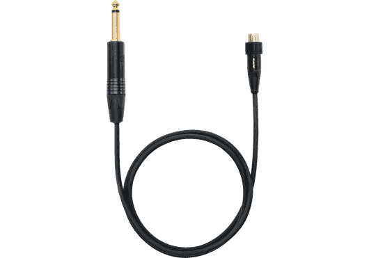 Image principale du produit WA305 SHURE - Accessoires pour émetteurs - Câble TQG-Jack 6,35mm verrouillable