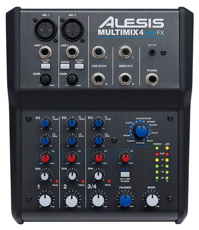 Image principale du produit Mixeur de Studio - Alesis Multimix 4USB FX