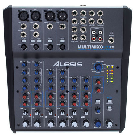 Image principale du produit Mixeur de Studio - Alesis Multimix 8USB FX