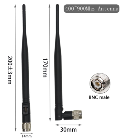 Image nº3 du produit Lot de 2 antennes HF BNC pour 400Mhz à 900Mhz