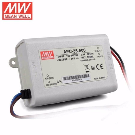 Image principale du produit Driver led à courant constant Meanwell APC-35-500