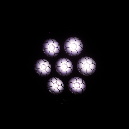 Image nº12 du produit ARDECO 7BEE J.COLLYNS – Projecteur retro 7 x 50W Blanc chaud et 336 led RGB