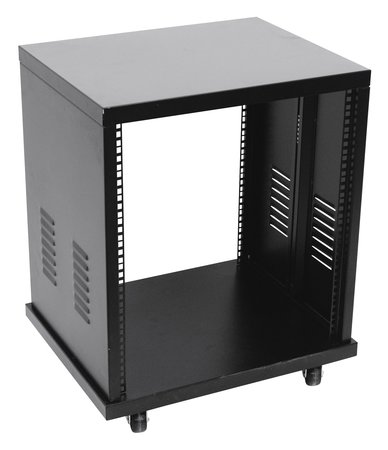 Image principale du produit Armoire de rack 12U Roadinger en acier revêtement poudré