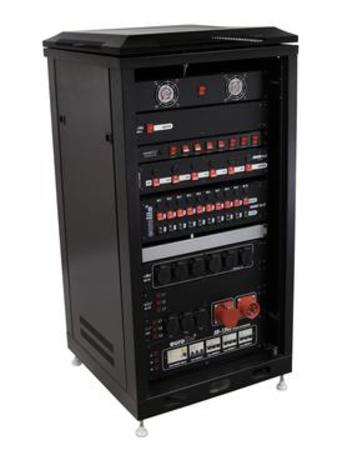 Image secondaire du produit Armoire de RACK 16U acier avec porte