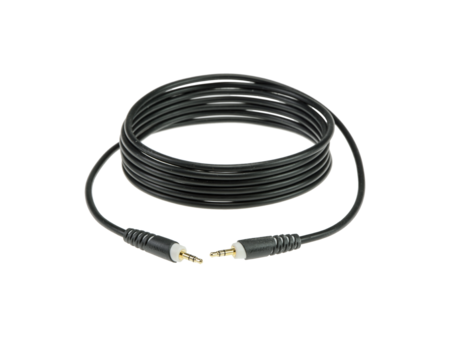 Image principale du produit AS-MM0150 Klotz Câble Mini jack 3.5mm stéréo TRS mâle vers mini jack 3.5mm stéréo TRS mâle 1m50