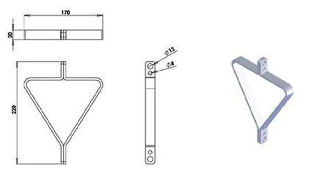Image principale du produit ASD Suspension triangle pour SD 150