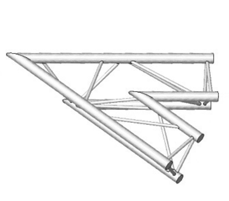 Image principale du produit Angle 2D à 45 degres en structure aluminium ASD SX 290 Triangulaire ASX20