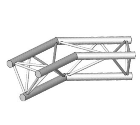 Image principale du produit Angle 2D à 135 degres en structure aluminium ASD SX 290 Triangulaire ASX25