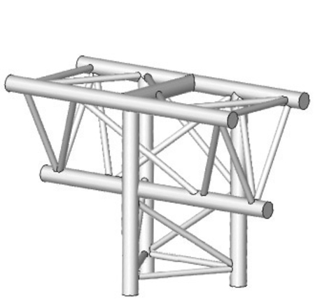 Image principale du produit Angle 3D à 90 degres en structure aluminium ASD SX 390 triangulaire ASX4034