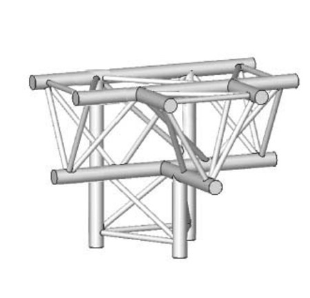 Image principale du produit Angle 4D à 90 degres en structure aluminium ASD SX 390 triangulaire ASX4042