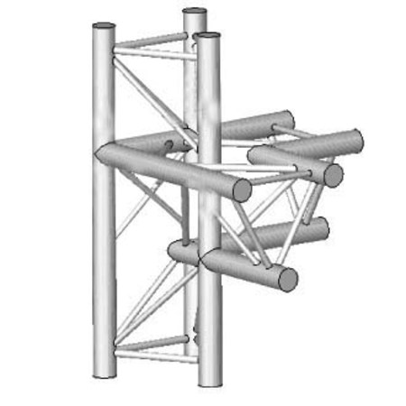 Image principale du produit Angle 5D horizontal pied vertical en structure aluminium ASD SX 290 Triangulaire ASX52.