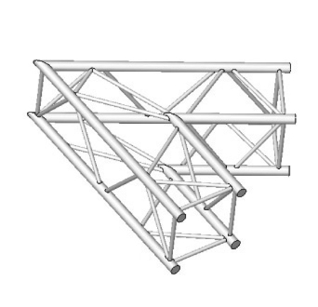 Image principale du produit Angle 2D à 60 degres en structure aluminium ASD SZ 290 FC carrée