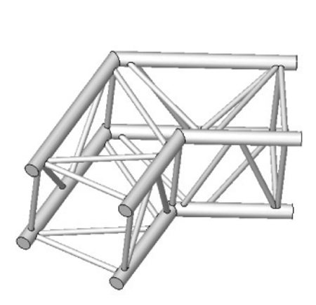 Image principale du produit Angle 2D à 120 degres en structure aluminium ASD SZ 290 FC carrée.