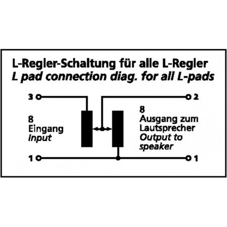 Image nº3 du produit Atténuateur à impédance constante pour public adress filetage long 19mm