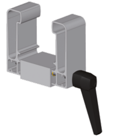 Image principale du produit C0015AM ASD - Machoire de liaison de praticables avec manette