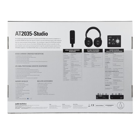Image nº4 du produit Pack studio Audio Technica AT2025-Studio avec casque M40x, carte son Audient Id4 et micro AT2035