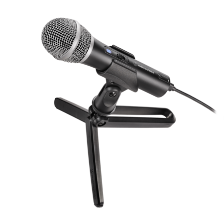 Image principale du produit ATR2100x-USB Audio Technica - Micro cardioïde dynamique USB et XLR pour Podcast