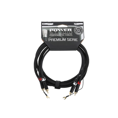 Image secondaire du produit AUDIOCAB 4045 Power Studio - Câble RCA avec masse pour platine vinyle longueur 2.5m