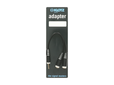 Image secondaire du produit AYB-4 KLOTZ adaptateur jack 3.5 male TRS (stéreo) vers 2 jack 3.5 femelle stereo 20cm