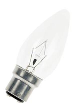 Image principale du produit Lampe B22D 230V 40W flamme claire